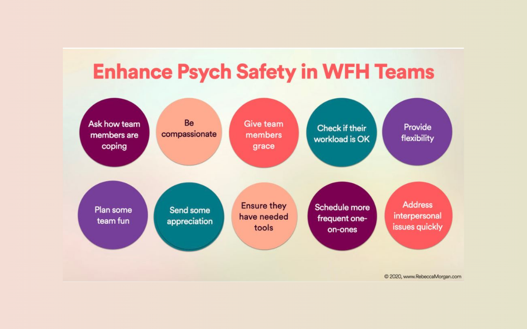10 Ways to Enhance Psychological Safety on Remote Teams