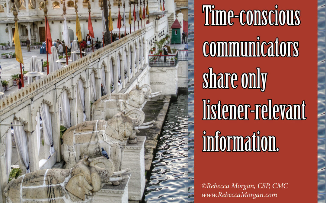 Become a Time-Conscious Communicator