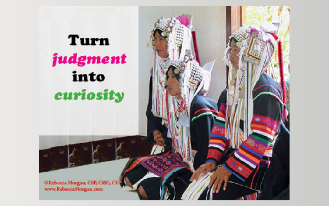 Turn Judgment into Curiosity